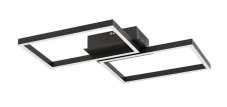 RABALUX 71032 Ludano stropné svietidlo LED 410x460mm 40W/2400lm 2700-6500K matná čierna, biela, stmievateľné, diaľkový ovládač
