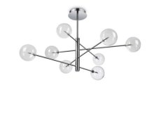 Ideal Lux 275178 EQUINOXE závesné svietidlo 8xG4 D1280mm chrómová