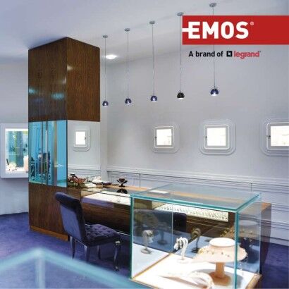 Emos ZQ8E44 LED žárovka GU10 CLASSIC MR16 7W 806lm 6500K