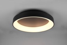 TRIO 671290132 GIRONA stropné svietidlo LED D600mm 48W/5600lm 2700-6000K čierna matná, stmievateľné, diaľkový ovládač