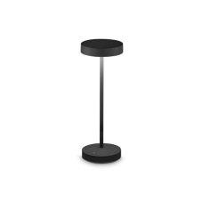 Ideal lux 328614 OUTDOOR TOFFEE venkovní dotyková stolní lampička LED V320mm 2W 230/170lm 3000K IP54 černá, nabíjecí baterie, ON/OFF