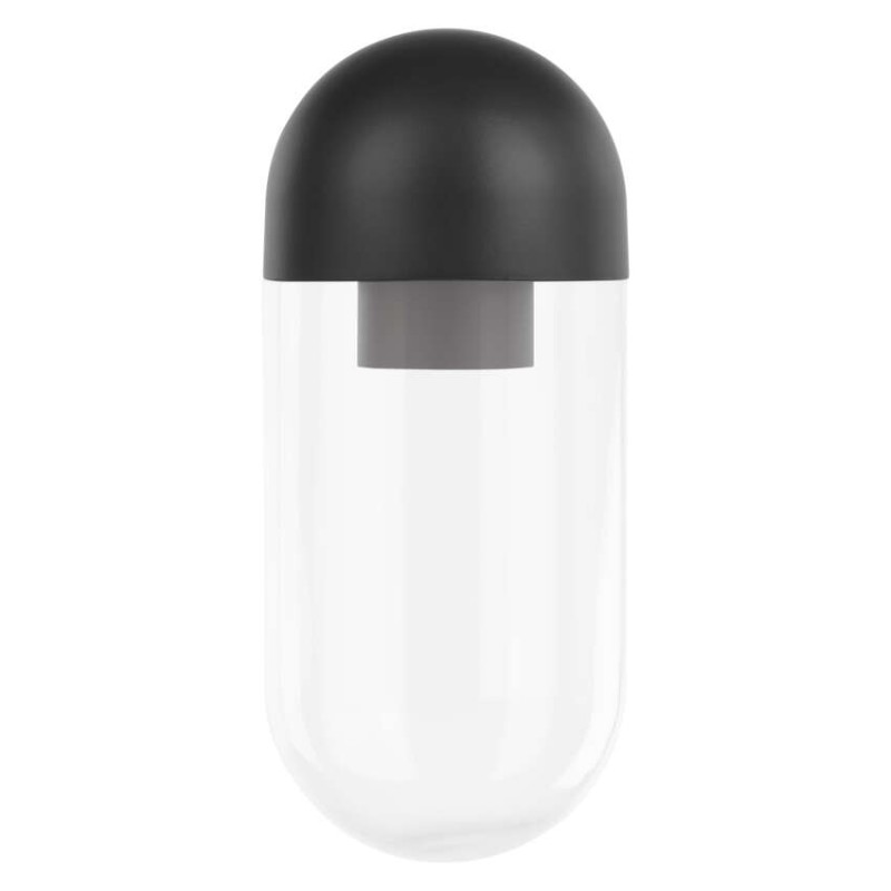 EMOS ZGG010P CASSIA nástenné exteriérové svietidlo E27 126 × 95 × 222  IP44 antracit