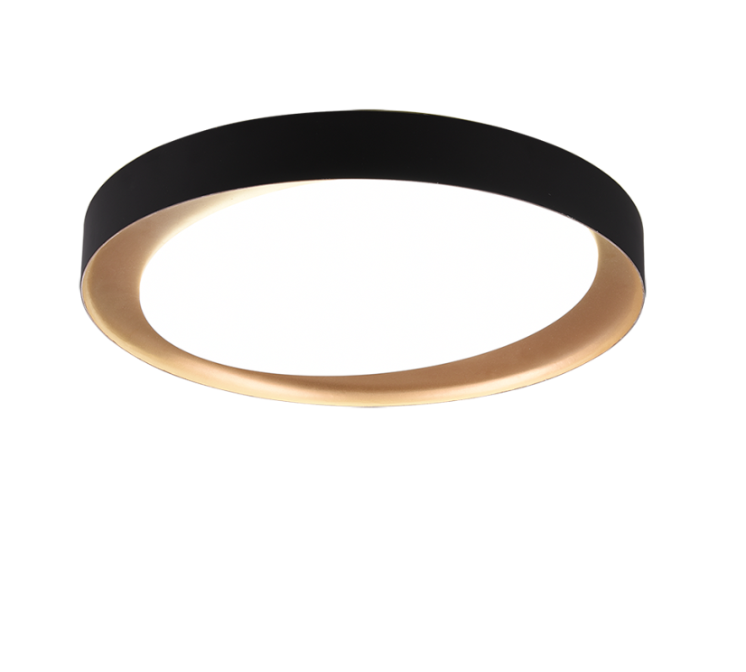 TRIO R62712402 ZETA stropné svietidlo LED D485mm 24W/1920lm 2700-6500K, čierna, biela, stmievateľné, diaľkové ovládanie