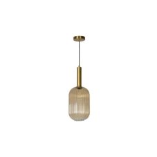 LUCIDE 45386/20/62 MALOTO závesné svietidlo Ø 20cm E27/40W jantárová/zlatá