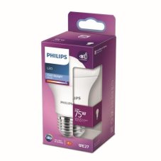 Philips 8718699769369 LED žárovka 10W/75W 1055lm E27 6500K 230V A60 FR