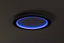 RABALUX 71406 Golwen stropné svietidlo D450mm LED 22W/1550lm 3000-6500K čierna, biela, stmievateľné, diaľkový ovládač