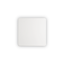 Nástenné svietidlo Ideal lux 195728 COVER AP1 SQUARE SMALL BIANCO 1xLED 9W/943lm 3000K biela