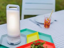 LUTEC 6904101331 DRAGONFLY prenosné solárne LED svietidlo 1,2W 4000K IP54 biela