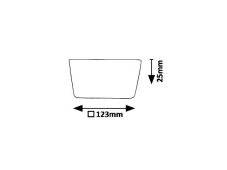 Rabalux 5372 Oleg zápustné LED svietidlo 123mm 12W/1272lm 4000K IP65/IP20 biela