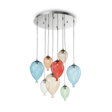 Závesné svietidlo Ideal lux 100944 CLOWN SP8 COLOR 8xG9 28W