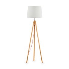 Stojanové svietidlo Ideal lux 089805 YORK PT1 WOOD 1xE27 60W