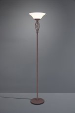 TRIO 401000224 RUSTICA stojací lampa D335mm 2xE27 rezavá