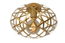 LUCIDE 21117/30/02 WOLFRAM Prisadené stropné svietidlo E27 1x40W matná zlatá/mosadz