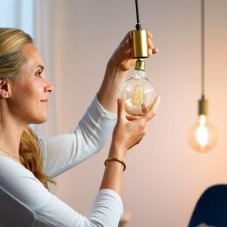 Philips WiZ Tunable white 8718699786694 LED žiarovka Filament Globe E27 6,7W/806lm G95 2700-6500K