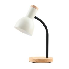 ITALUX TB-37263-BG Senza stolové svietidlo 1xE27 V360mm biela, drevo
