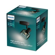 Philips 8720169299573 Sleet nástenné bodové svietidlo/spot 1xE14 čierna, dymová, ClickFix