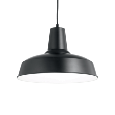 Závesné svietidlo Ideal lux 093659 MOBY SP1 NERO 1xE27 60W čierna