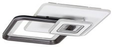 RABALUX 2937 Stregobor stropné svietidlo LED 48W/2950lm 3000+4000+6000K šedá, biela, chrómová, stmievateľné, diaľkový ovládač