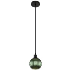 GLOBO 15638G ZUMBA závesné svietidlo D150mm 1xE27 čierna, zelená