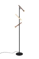 TRIO 452010317 FIATO stojacia lampa V1500mm SMD LED 3x3W/400lm 2300+3000+4000K čierna, kávová, béžová