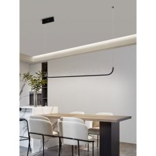 Immax NEO PATTINI 07225L inteligentné závesné svietidlo LED 1500mm 26W/1820lm 3000-6000K čierna, stmievateľné, diaľkové ovládanie