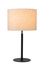 LUCIDE 45509/81/38 MAYA stolná lampa V505mm 1xE27 čierna, krémová