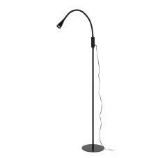 LUCIDE 18756/03/30 ZOZY Stojíci lampa ke čtení LED 3W černá