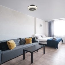 Rabalux 6857 Dalfon stropné svietidlo s ventilátorom LED D395mm 30W/1500lm 3000-6000K sivá, stmievateľné, diaľkové ovládanie