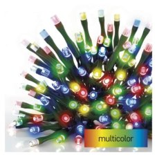 D4AM09 EMOS CLASSIC Vianočná reťaz 180 LED, 18m, 8 módov svietenia, multicolor, IP44