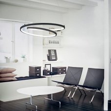 Ideal Lux 304588 OZ závesné svietidlo LED D800mm 55W 6100/2510lm 3000K čierna, DALI