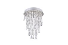 TRIO Reality R67341106 POMP stropné svietidlo SMD LED D300mm 18W/2400lm 2700-6500K chrómová, priehľadná, stmievateľné, diaľkový ovládač