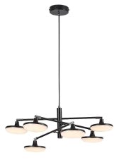 RABALUX 72239 Madi závesné svietidlo D600mm LED 24W/2350lm 3000K matná čierna, biela