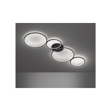 TRIO 622610432 Rondo Stropné svietidlo 970mm LED 1X37W/3300lm 3000K Matná čierna, Switchdimmer