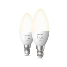 Philips Hue White 8719514320628 LED žiarovka E14 5,5W/470lm sviečka 2700K bluetooth 2-set