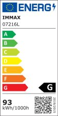 Immax 07216L NEO CANTO Smart stropní svítidlo LED 800x800mm 60W, černé, Zigbee 3.0