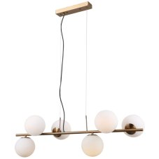 Italux PND-5510-6-HBR závěsné svítidlo Raddi 6x5W G9 bílá, zlatá