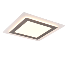 TRIO 641510207 MORGAN stropné svietidlo SMD LED 450x450mm 46W/6000lm 2700-6500K matný nikel, stmievateľné, diaľkový ovládač