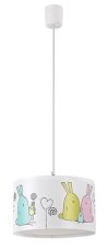 RABALUX 72166 Flappy závěsné svítidlo dětské D280mm 1xE27 bílá, vícebarevná