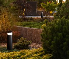 ITALUX OFL-6552-70-3K Marcon vonkajšie stojanové svietidlo/stĺpik LED V700mm 12W/486lm 3000K IP54 čierna