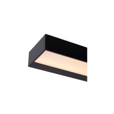 LUCIDE 04210/08/30 ALEXA nástenné svietidlo nad zrkadlo š600mm LED 8W/800lm 3000K IP44 čierna, opálová