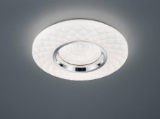 TRIO reality R62720101 Magnolia Stropné svietidlo 390mm LED 1X22W/2200lm 3000 - 5500K Biela + diaľkový ovládač, starlight efekt