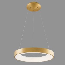 Italux 5304-840RP-GD-3 LED závesný luster Giulia D480mm 40W/2200lm 3000K zlatá, bílá