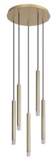 RABALUX 72361 Ramira závěsné svítidlo D360mm 5xG9 zlatá, průhledná