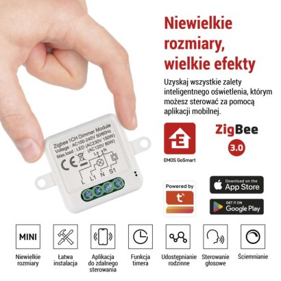 EMOS H5107 GoSmart modul stmívání 1-kanálový ZigBee