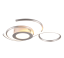 TRIO 623410207 JIVE stropné svietidlo LED 36W/4300lm 2700 - 6000K matný nikel, stmievateľné, diaľkový ovládač