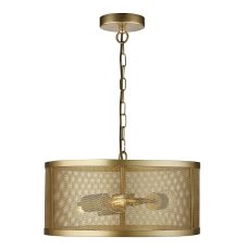 Searchlight 12483-3GO Fishnet závěsné svítidlo E27 3 x 60W
