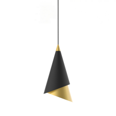 ITALUX PND-433128-1B Raalto závesné svietidlo LED D120mm 7,7W/290lm 3000K čierna, zlatá