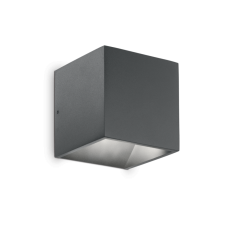 Exteriérové nástenné svietidlo Ideal lux 149738 RUBIK AP1 ANTRACITE 1xLED 6W/570lm 4000K IP44