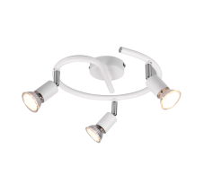 TRIO R80913931 PARIS bodové svietidlo D260mm 3xGU10 matná biela