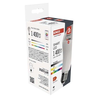 Emos ZQZ516R LED žárovka E27 GoSmart A65 14W 1400lm 2700–6500K